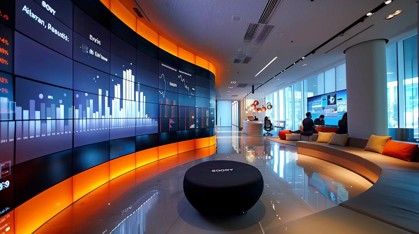a modern office space features a large digital screen displaying rising analytics graphs and website visitor statistics, with professionals intently discussing strategies to enhance user engagement and improve brand exposure through effective design. | Day by Day Digital a modern office space features a large digital screen displaying rising analytics graphs and website visitor statistics, with professionals intently discussing strategies to enhance user engagement and improve brand exposure through effective design.